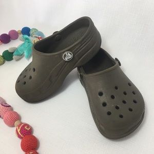 Toddler Crocs Classic Clog Chocolate Brown Sz 6/7